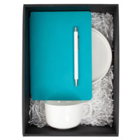 8009-1/44&nbsp;2493&nbsp;Набор "Гармония" белый с бирюзовым&nbsp;279861