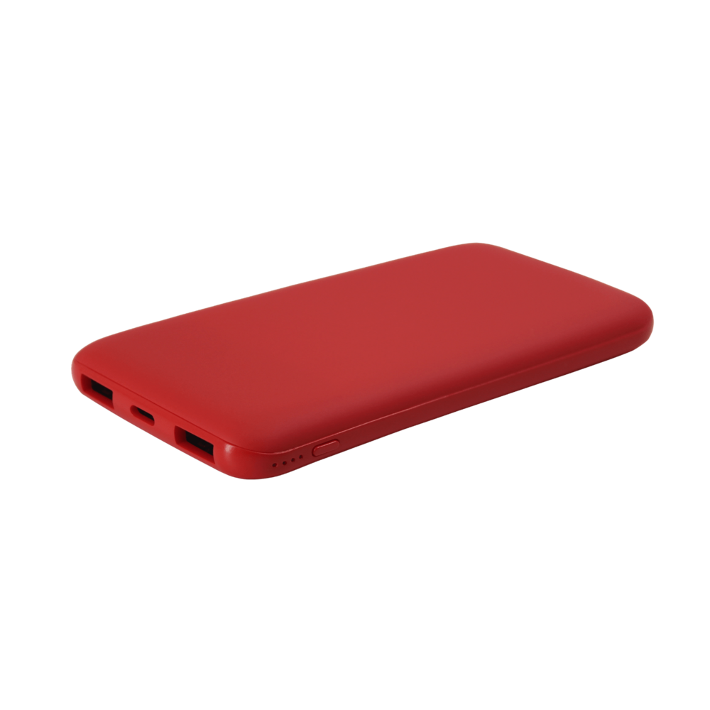 TC-725.04&nbsp;1949.000&nbsp;Внешний аккумулятор Bplanner Power 2 ST, софт-тач, 10000 mAh (Красный)&nbsp;241210