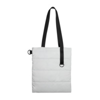 TC-782.0102&nbsp;849&nbsp;Шоппер Superbag Bubble, стёганый, без застёжки (белый с черным)&nbsp;242489