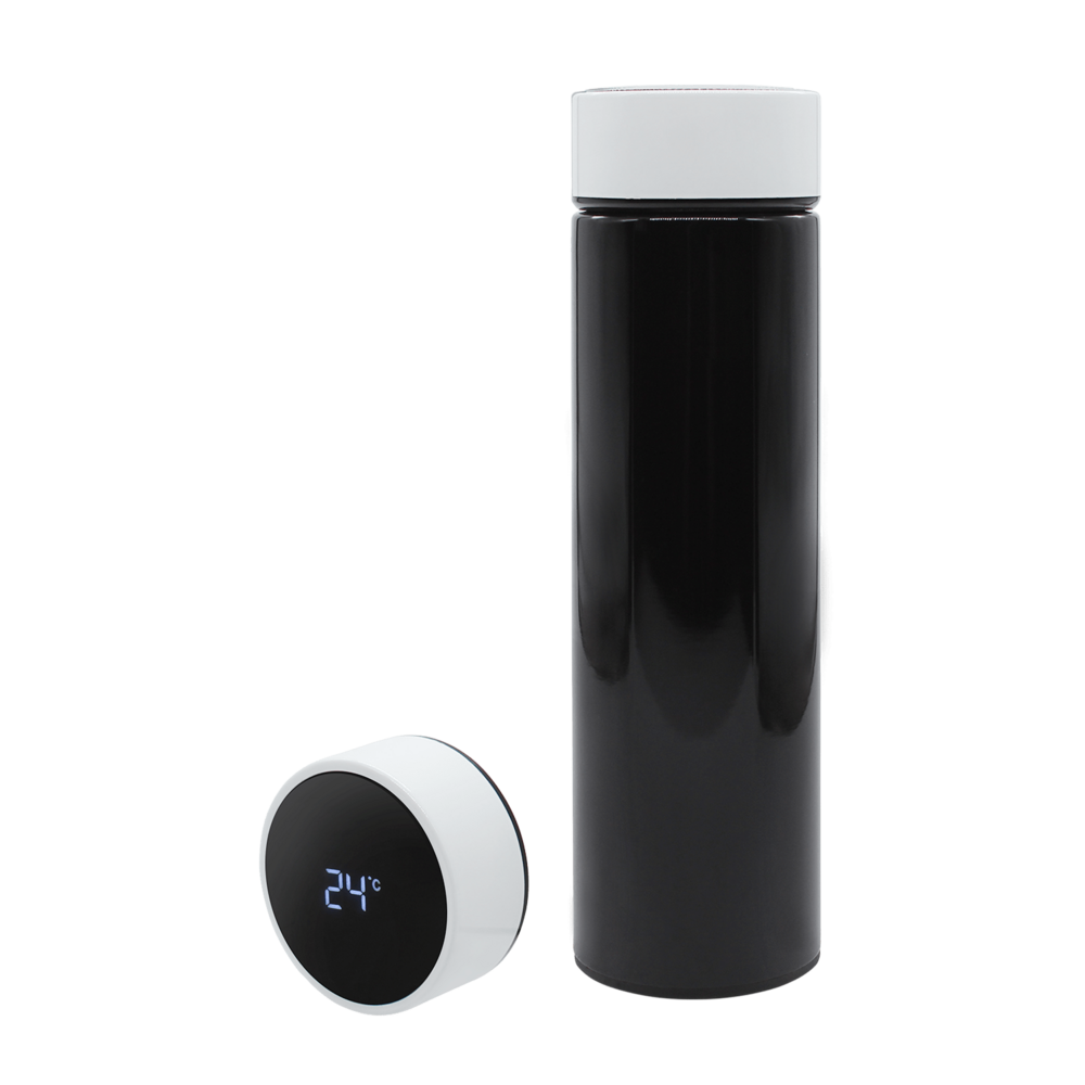 TC-352.0201&nbsp;990&nbsp;Термос Reactor duo black с датчиком температуры (черный с белым)&nbsp;241360