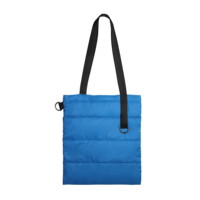 TC-782.1002&nbsp;849&nbsp;Шоппер Superbag Bubble, стёганый, без застёжки (голубой с черным)&nbsp;286437