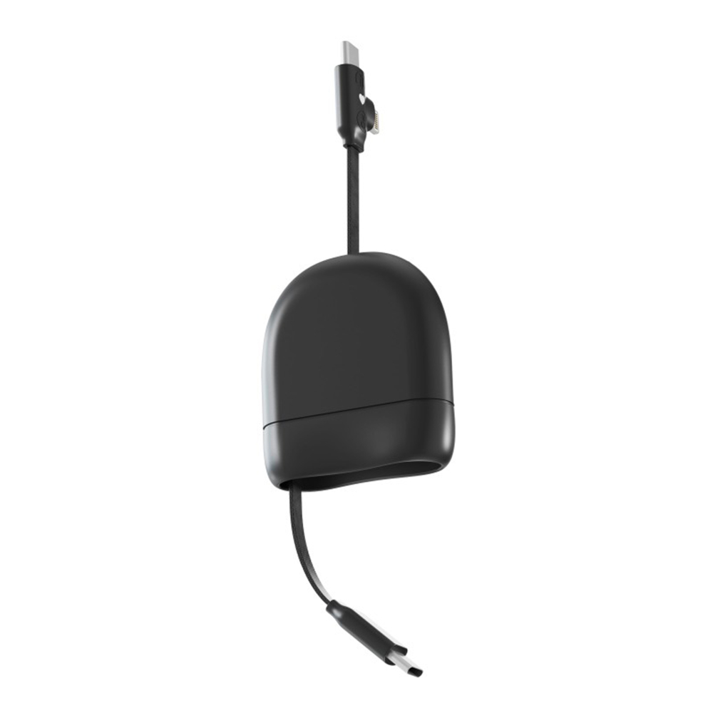 XP61175.RP.21&nbsp;1335&nbsp;Кабель Xoopar ICE-R с ретрактором 2 в 1, разъёмы USB-C и Lightning, 60 Вт&nbsp;282037