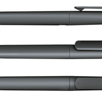 sen1846&nbsp;94.66&nbsp;Шариковая ручка Senator с нажимным механизмом "Kantaro Matt" (Темно-серый)&nbsp;286402