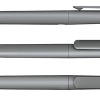 sen1845&nbsp;94.66&nbsp;Шариковая ручка Senator с нажимным механизмом "Kantaro Matt" (Серый)&nbsp;286403